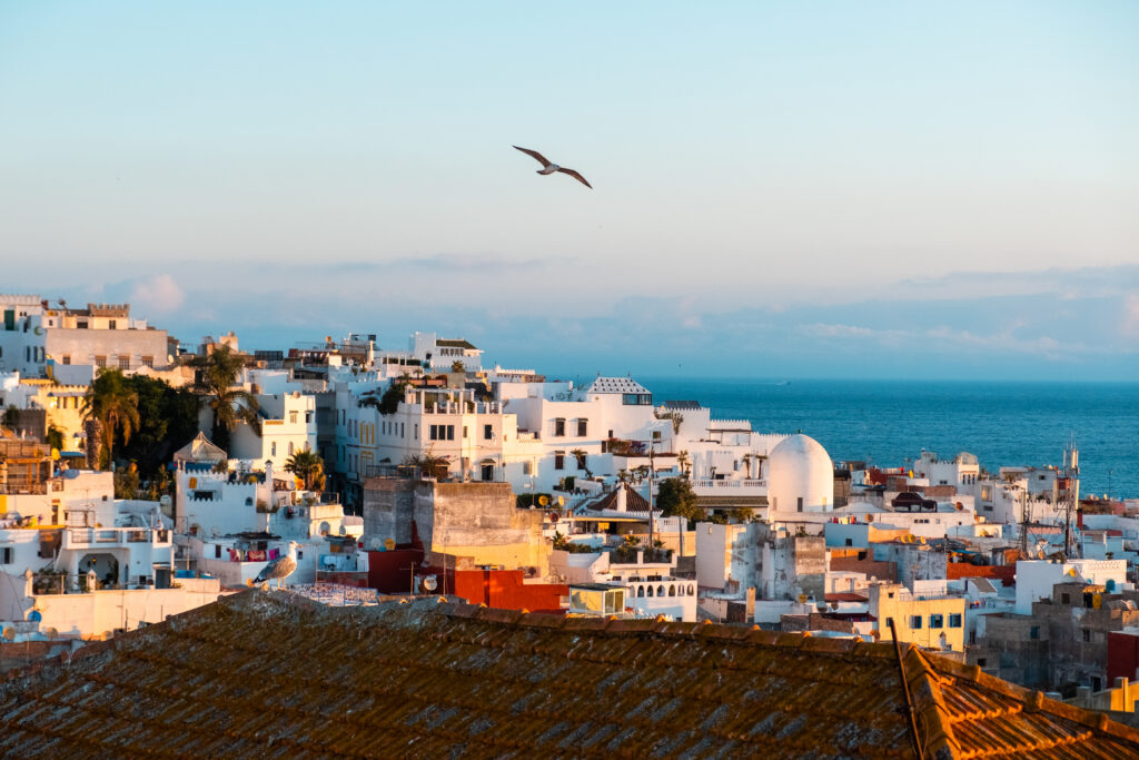View of Tangier’s Medina overlooking the sea