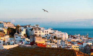 View of Tangier’s Medina overlooking the sea