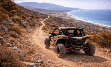Guided Can-Am Maverick X3 buggy tour off-road near Tangier on extended routes