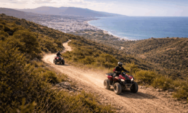 Guided quad adventure off-road near Tangier with extended routes and Mediterranean views